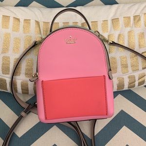 Mini Kate spade backpack 🎒♠️ color block